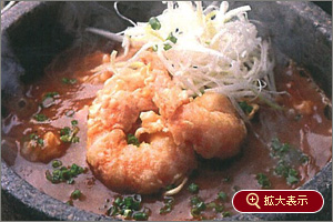 エビチリの石焼どんぶり