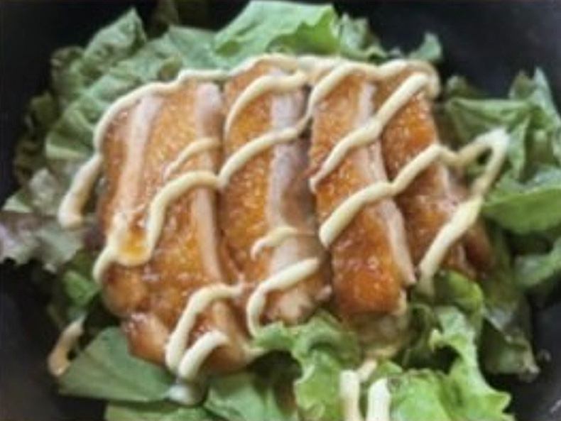 照り焼きチキンの石焼どんぶり