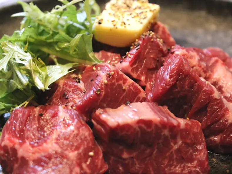 牛ハラミの石板焼き